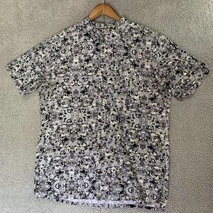 Element White Camo Pattern Button Up Shirt . Perfect Condition